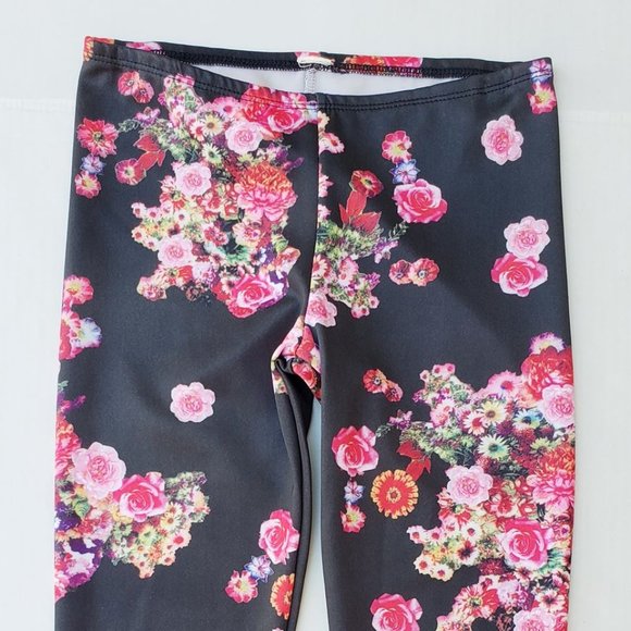 New TRULUV Girls' Floral Legging sz 12 - Picture 2 of 5